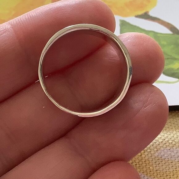 sterling SILVER 925 GREEK KEY WIDE RING SIZE US 7.5 - Picture 6 of 8